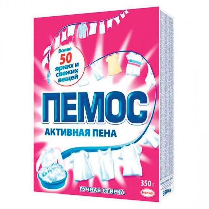 "Pemos" - Pulver zum manuellen und maschinellen Waschen