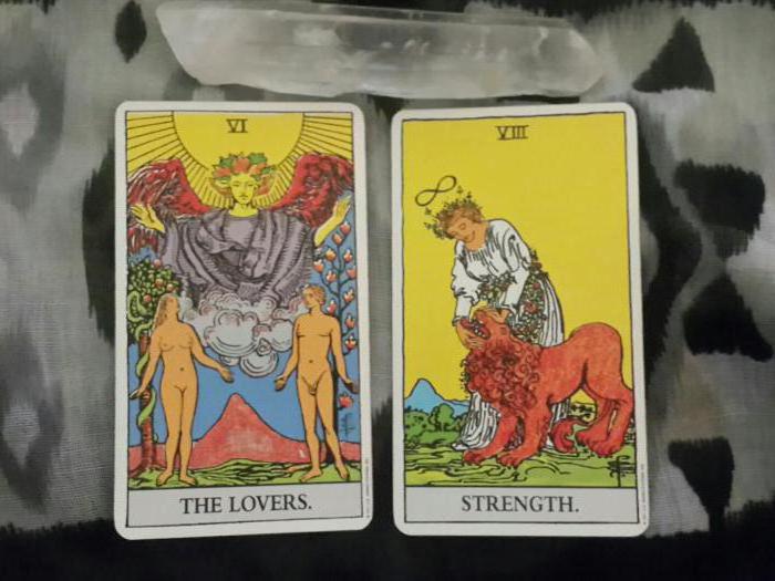 leidenschaftliche Tarot-Kombination 