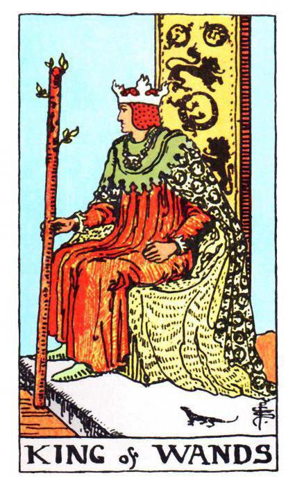 König der Tarot-Stäbe