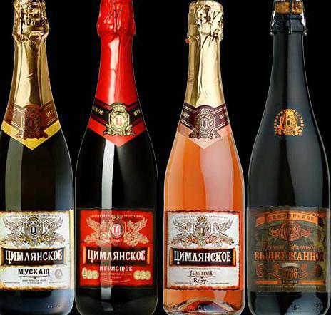Tsimlyanskoe Champagner ist die Wahl von vielen