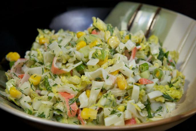 köstliche Salate Krabbenstäbchen Rezepte 