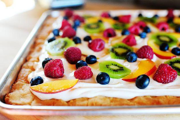 Obst Pizza Rezept