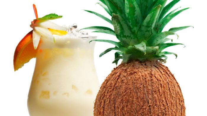 Cocktail Pine Colada Zusammensetzung