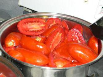 Tomaten in Dosen mit Zwiebeln. Rezepte