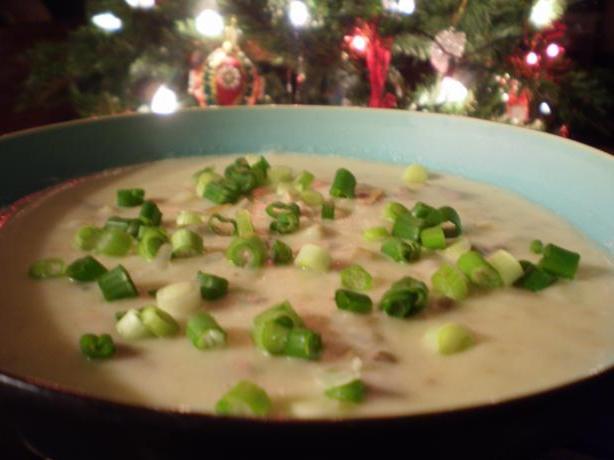 wie man eine Frischkäsesuppe kocht