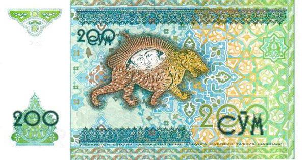 Usbekisches Geld. Geschichte, Beschreibung und Verlauf