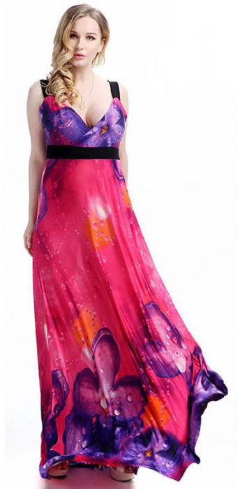 Schönes Kleid mit einem Rock halb Sonne: Muster, Muster, Empfehlungen und Bewertungen