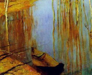 Levitans Gemälde "Frühling. Tolles Wasser »Foto 