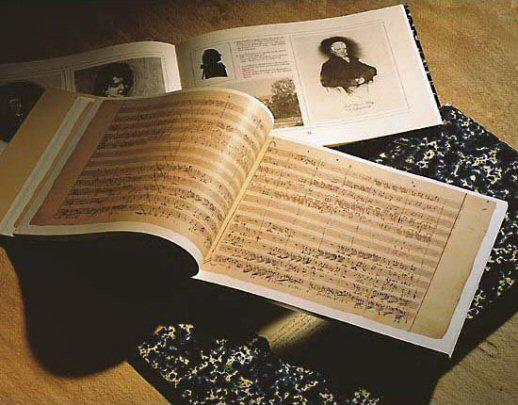 Amadeus Mozart arbeitet