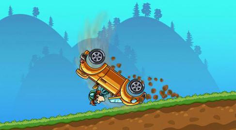 Hill Climb Racing am Computer und 