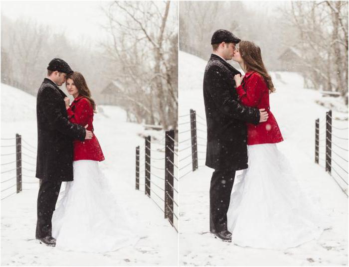 Winterhochzeitskleid für schwangere Frauen Foto 