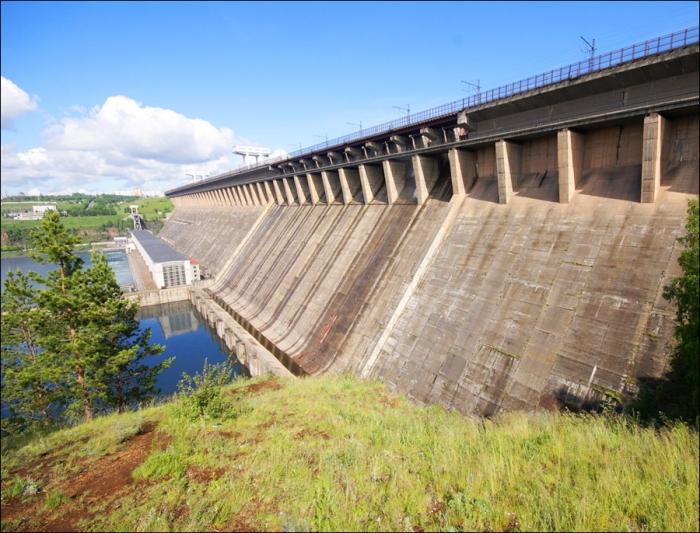 Die größten Wasserkraftwerke in Russland