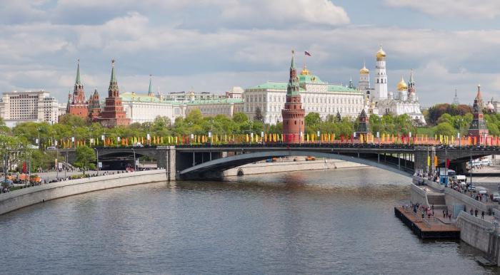 Die Steinbrücke in Moskau