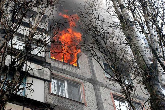 Feuer in Tjumen bei der Gewerkschaft