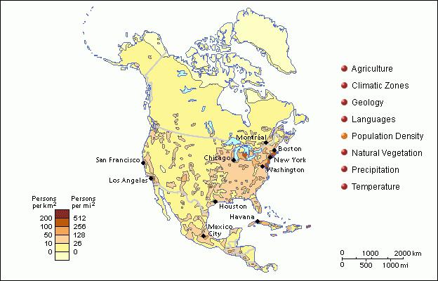 Bevölkerung von Nordamerika