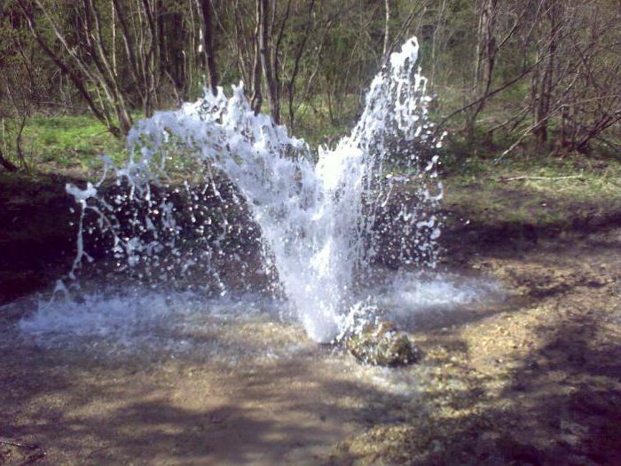 Geysire im Stadtteil Gatchina