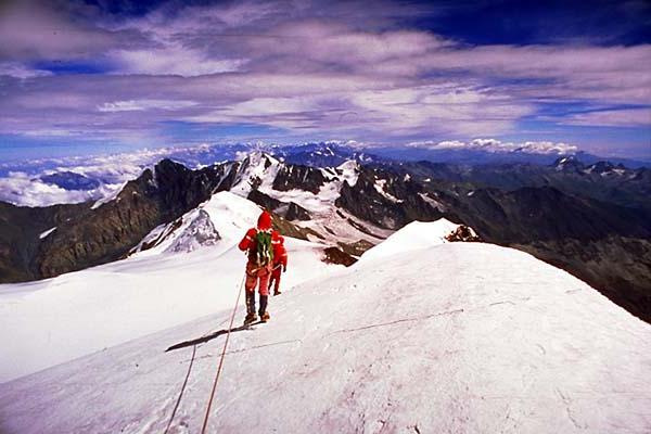 Aufstieg nach Kazbek