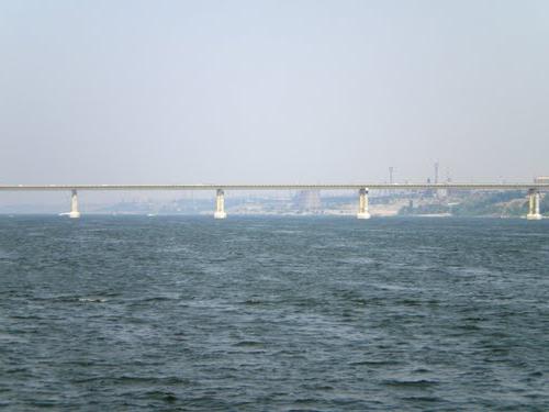 Ladoga Brücke Verkabelung 2013