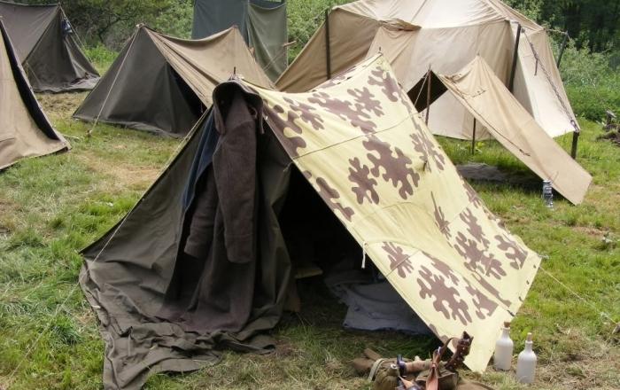 Umhangzelt - Soldatenfreund und andere Arten von Zelten