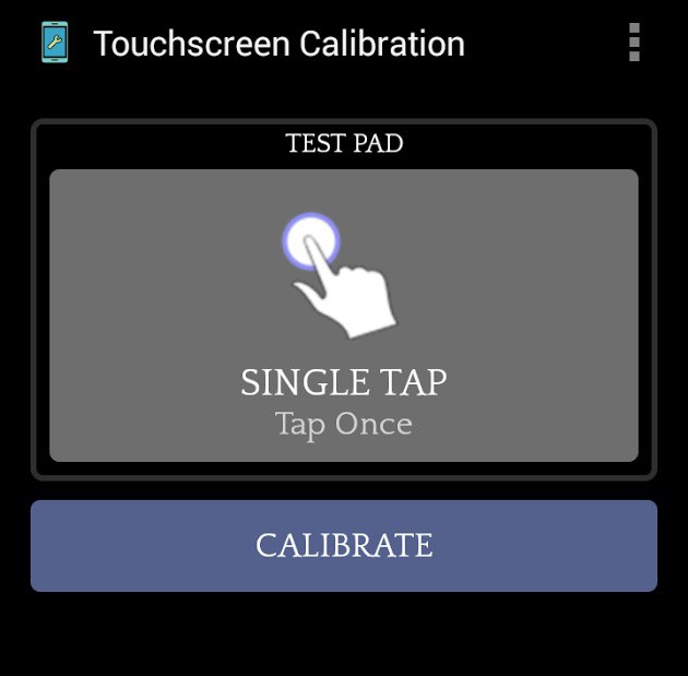 Kalibrierung des Touchscreen-Android-Programms