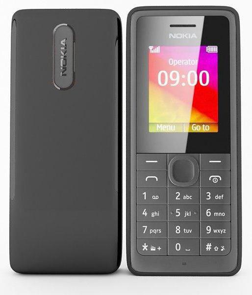 Überblick über das Nokia 106 Tasten-Telefon