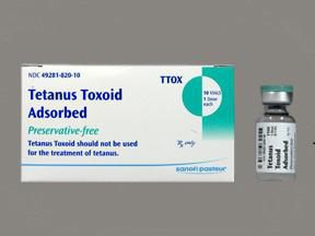 Tetanus: geplante und Notfallprophylaxe, Tetanustoxoid